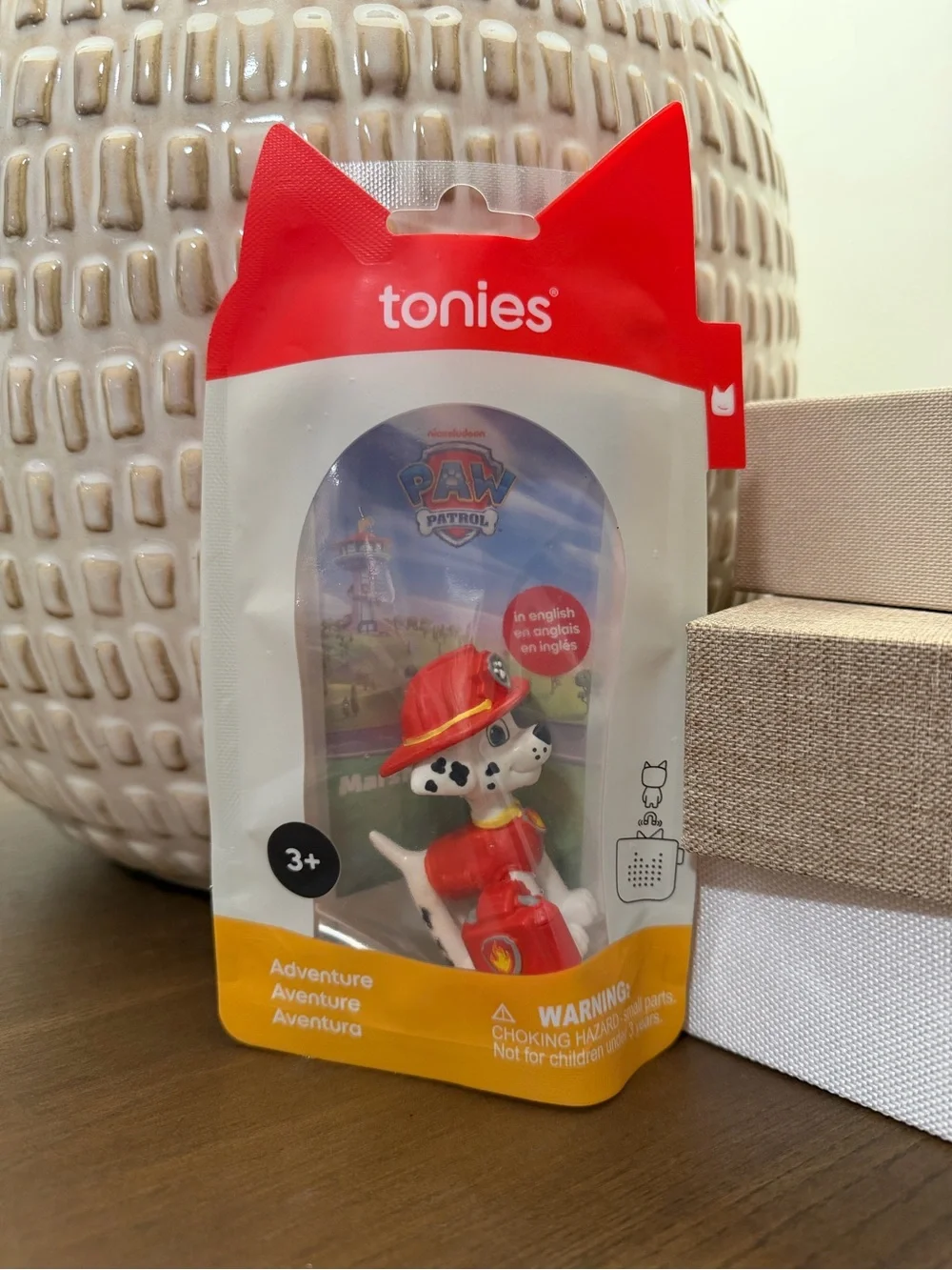 Tonies Paw Patrol Marshall Firefighter Figure - Red and White